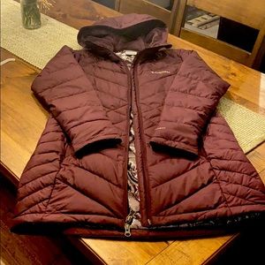 Columbia Heavenly Winter Jacket M Black Cherry